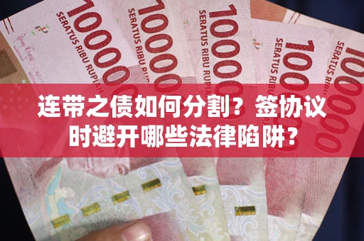 济南连带之债如何分割？签协议时避开哪些法律陷阱？