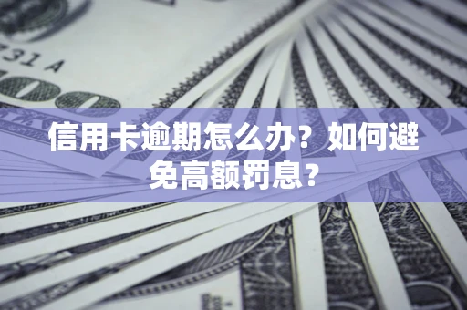 济南信用卡逾期怎么办？如何避免高额罚息？