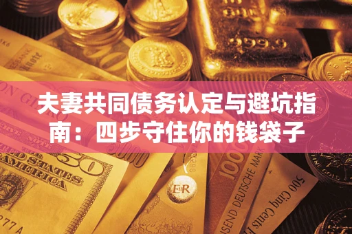 济南夫妻共同债务认定与避坑指南：四步守住你的钱袋子