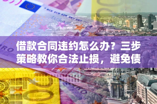 济南借款合同违约怎么办？三步策略教你合法止损，避免债务危机升级