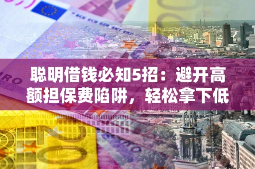 济南聪明借钱必知5招：避开高额担保费陷阱，轻松拿下低息贷款