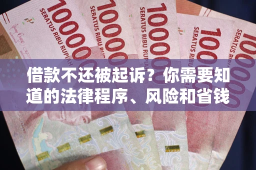 济南借款不还被起诉？你需要知道的法律程序、风险和省钱技巧